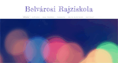 Desktop Screenshot of belvarosirajziskola.hu