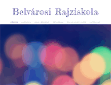Tablet Screenshot of belvarosirajziskola.hu